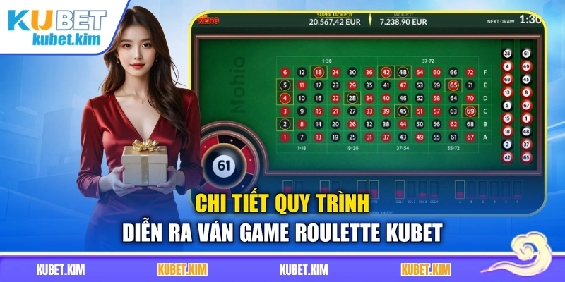 Chi tiết quy trình diễn ra ván game Roulette Kubet